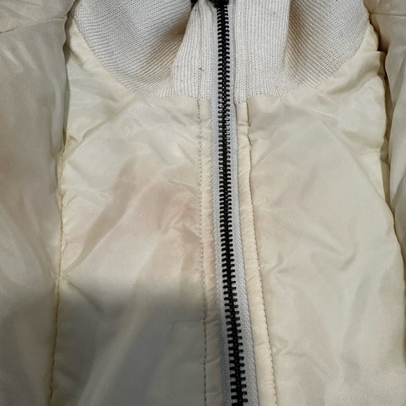 VTG Y2K Def Jam University ‘84 Women’s Sz: XL Cream Full Zip PufferJacket. - Picture 7 of 16